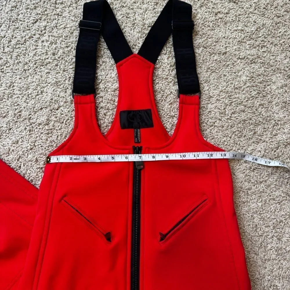 Goldbergh Phoebe Ski Pants Salopettes Bibs NWOT Flame Red US 8